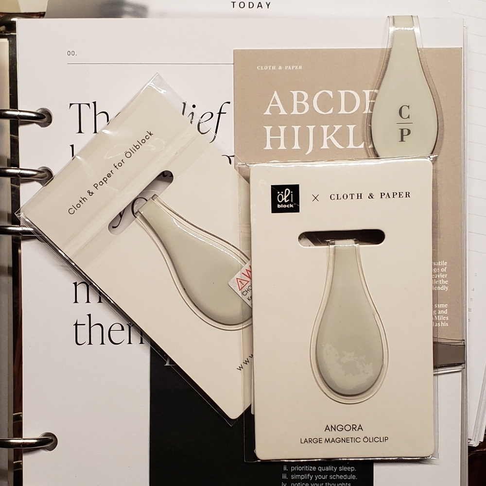 NWT Cloth & Paper x Oliblock VERONA or ANGORA Large Magnetic Oliclip - Picture 3 of 8